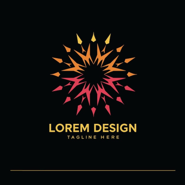 diseño de logotipo geométrico abstracto