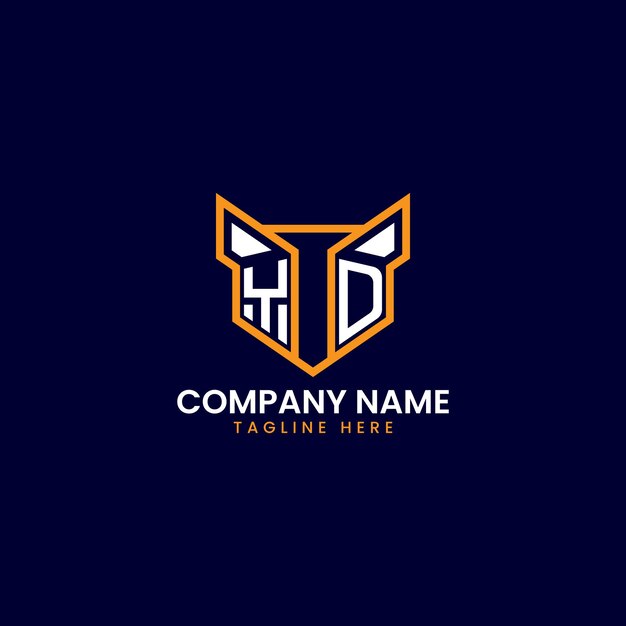 Diseño del logotipo geométrico de TechInspired