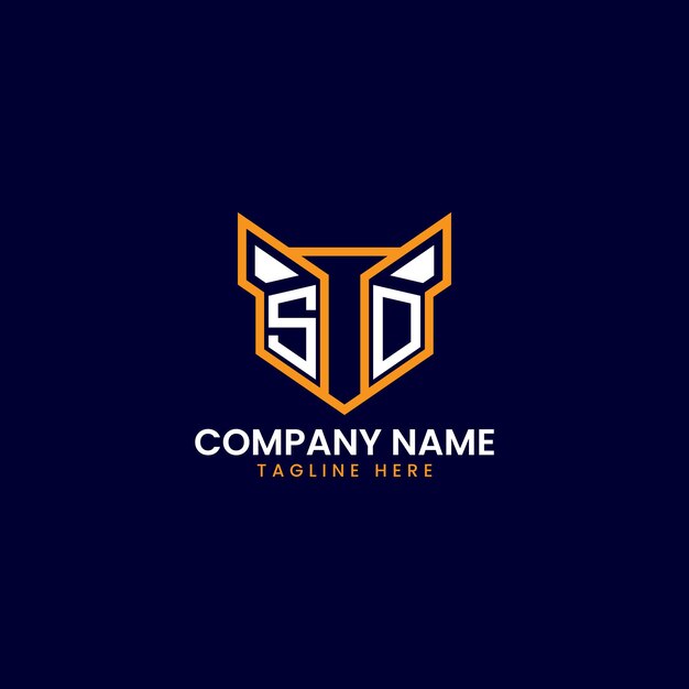 Diseño del logotipo geométrico de TechInspired