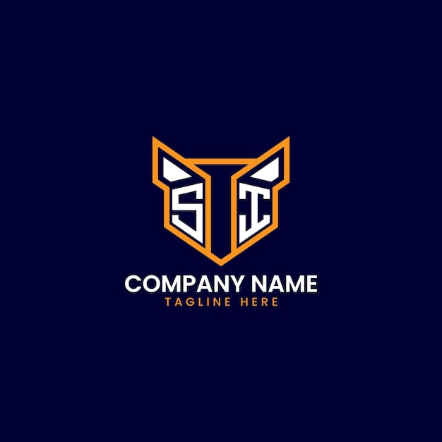 Diseño del logotipo geométrico de TechInspired