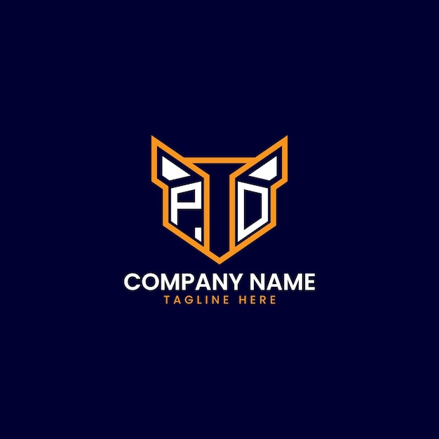Diseño del logotipo geométrico de TechInspired