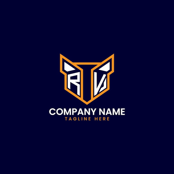 Vector diseño del logotipo geométrico de techinspired