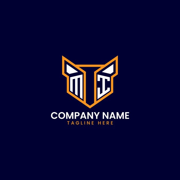 Diseño del logotipo geométrico de TechInspired