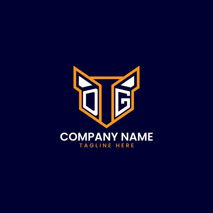 Vector diseño del logotipo geométrico de techinspired