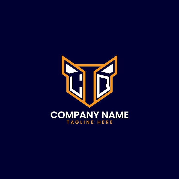 Vector diseño del logotipo geométrico de techinspired