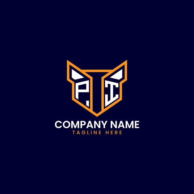 Diseño del logotipo geométrico de TechInspired