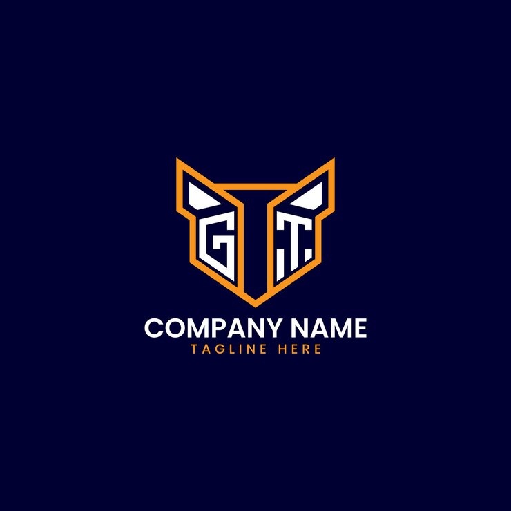 Vector diseño del logotipo geométrico de techinspired