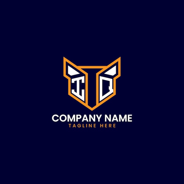Diseño del logotipo geométrico de TechInspired