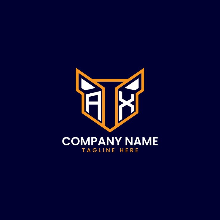 Vector diseño del logotipo geométrico de techinspired