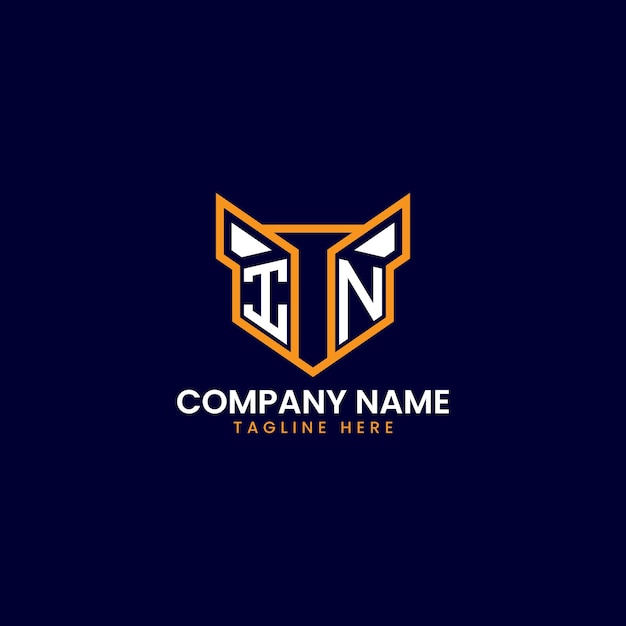 Diseño del logotipo geométrico de TechInspired