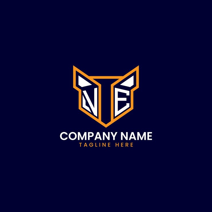 Vector diseño del logotipo geométrico de techinspired