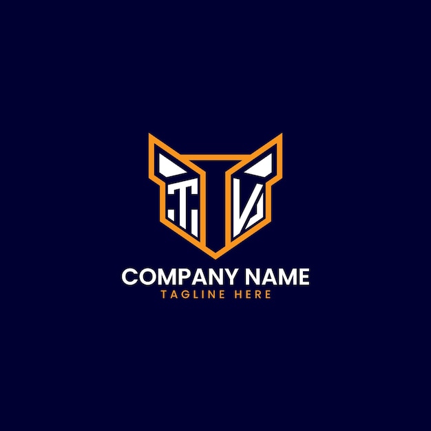 Diseño del logotipo geométrico de TechInspired