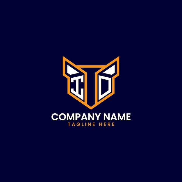 Diseño del logotipo geométrico de TechInspired