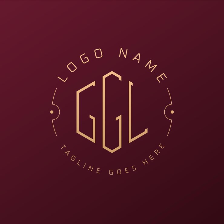 Vector diseño de logotipo de ggl de lujo letra elegante ggl monograma logotipo minimalista poligono template de diseño de logotipo ggl