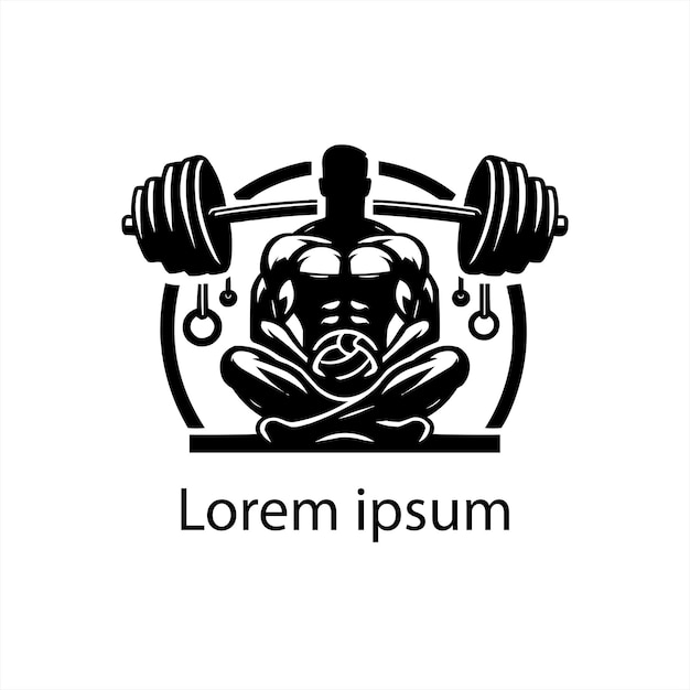 un diseño de logotipo de gimnasio para la marca