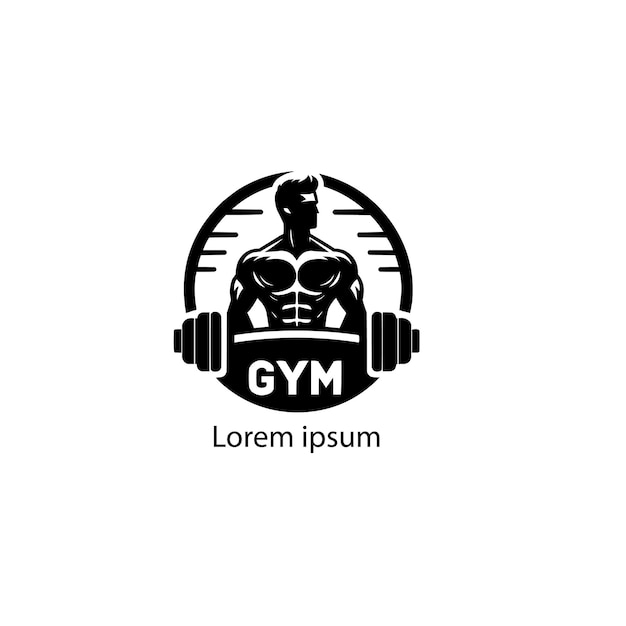 Diseño del logotipo de un gimnasio