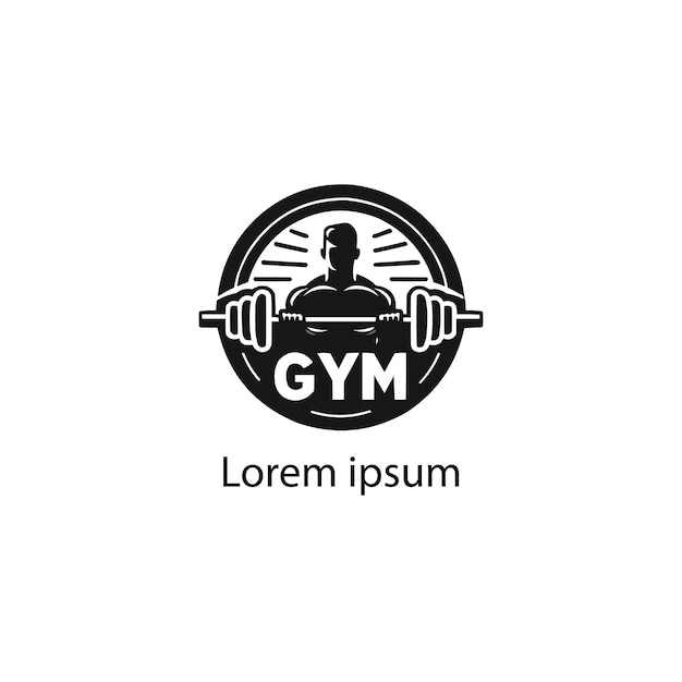 Diseño del logotipo de un gimnasio