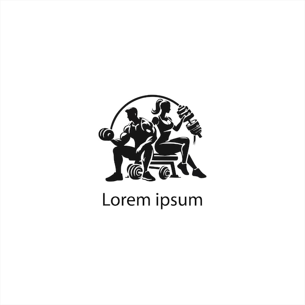 Diseño del logotipo de un gimnasio