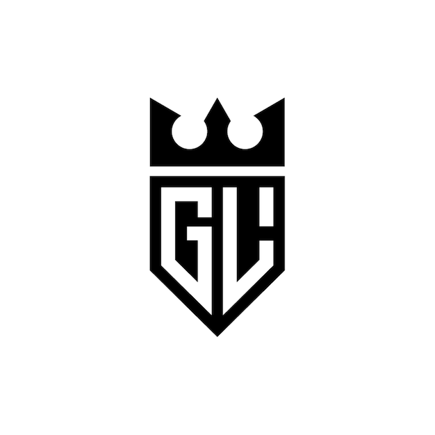 El diseño del logotipo GL monograma letra nombre de texto símbolo monocromático logotipo carácter alfabético logotipo simple