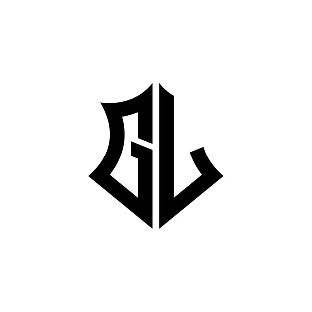 El diseño del logotipo GL monograma letra nombre de texto símbolo monocromático logotipo carácter alfabético logotipo simple