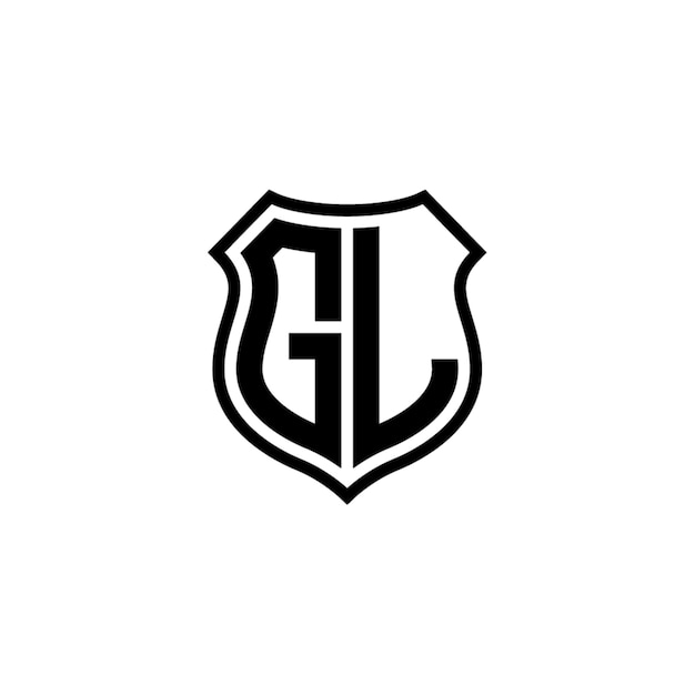 El diseño del logotipo GL monograma letra nombre de texto símbolo monocromático logotipo carácter alfabético logotipo simple