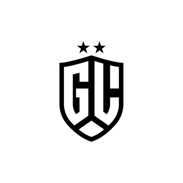 El diseño del logotipo GL monograma letra nombre de texto símbolo monocromático logotipo carácter alfabético logotipo simple
