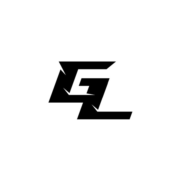 El diseño del logotipo GL monograma letra nombre de texto símbolo monocromático logotipo carácter alfabético logotipo simple