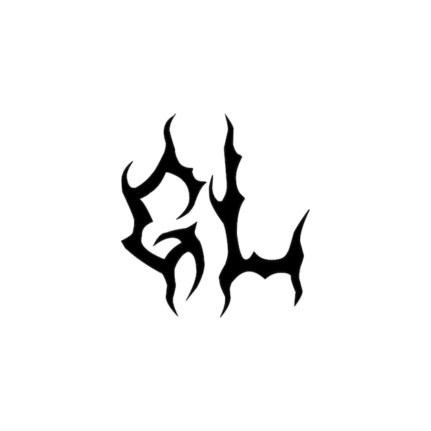 El diseño del logotipo GL monograma letra nombre de texto símbolo monocromático logotipo carácter alfabético logotipo simple