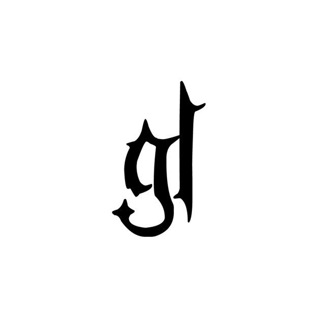 El diseño del logotipo GL monograma letra nombre de texto símbolo monocromático logotipo carácter alfabético logotipo simple