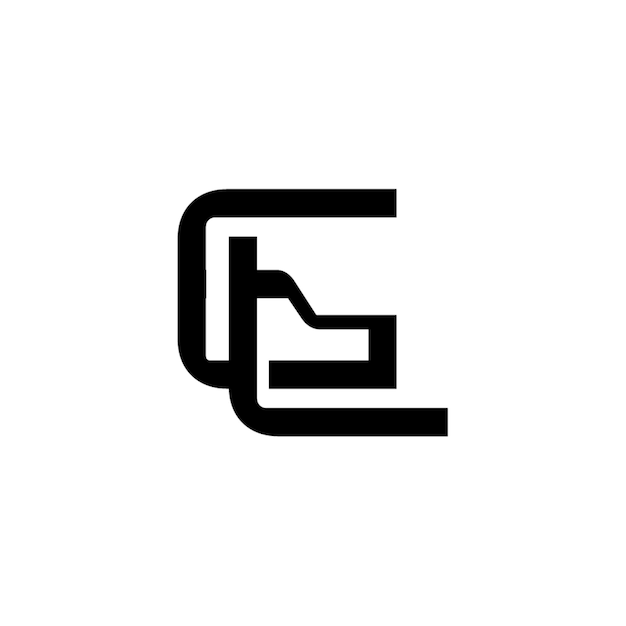 El diseño del logotipo GL monograma letra nombre de texto símbolo monocromático logotipo carácter alfabético logotipo simple