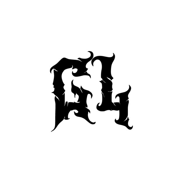 El diseño del logotipo GL monograma letra nombre de texto símbolo monocromático logotipo carácter alfabético logotipo simple