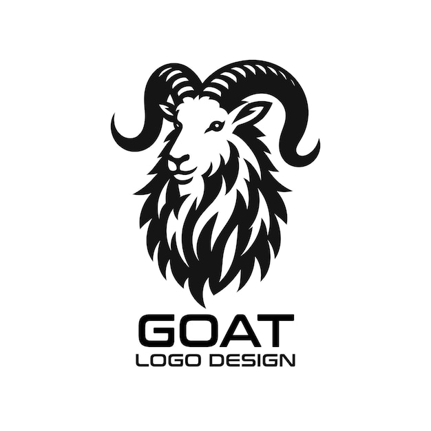 Diseño del logotipo de Goat Vector