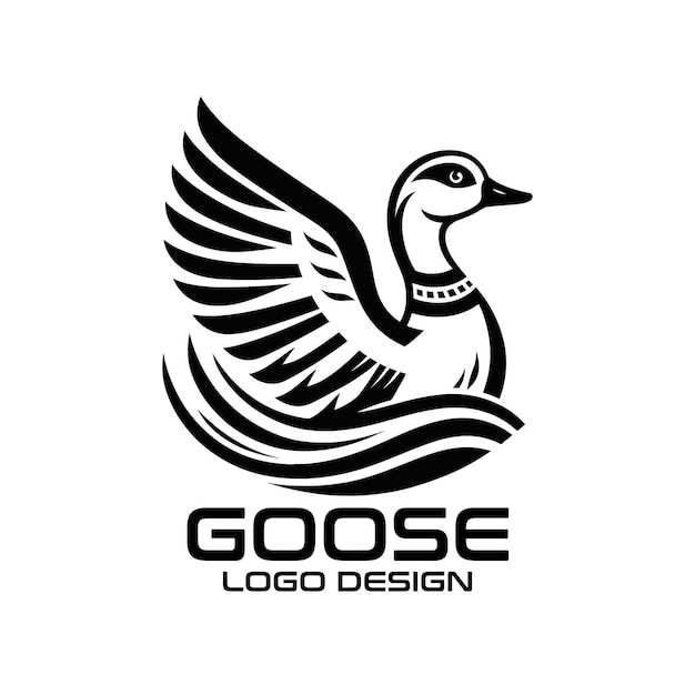 Diseño del logotipo de Goose Vector