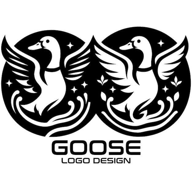 Diseño del logotipo de Goose Vector
