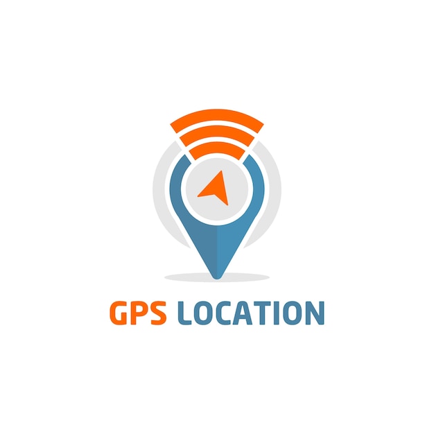 Diseño de logotipo de GPS