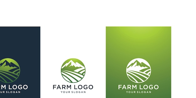 DISEÑO DE LOGOTIPO GRADIENTE DE GRANJA