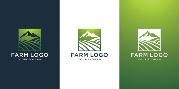 DISEÑO DE LOGOTIPO GRADIENTE DE GRANJA