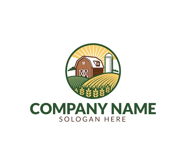 Diseño del logotipo de la granja