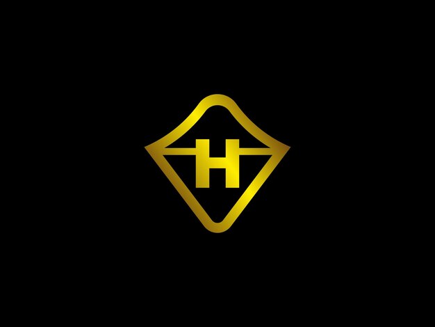 Vector diseño de logotipo h
