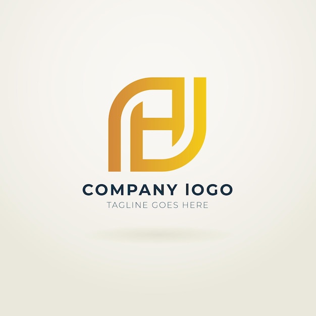 Vector diseño del logotipo h