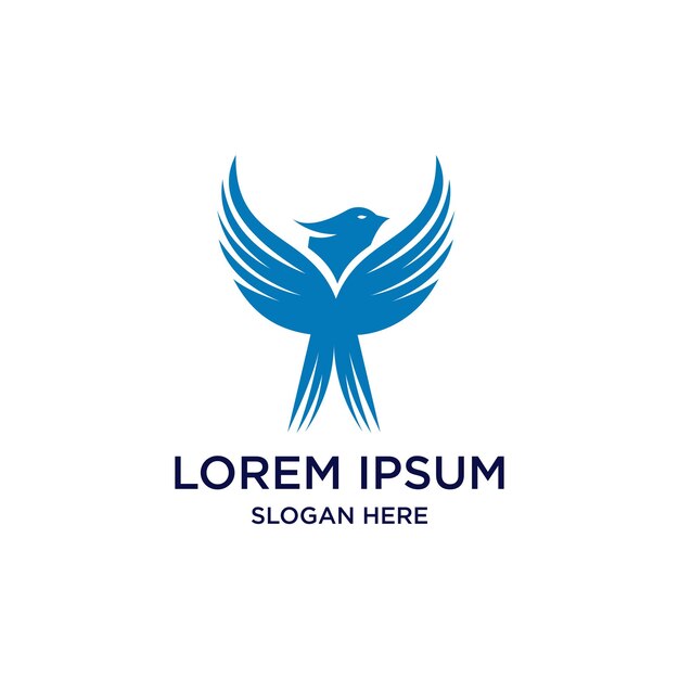 diseño de logotipo de halcón