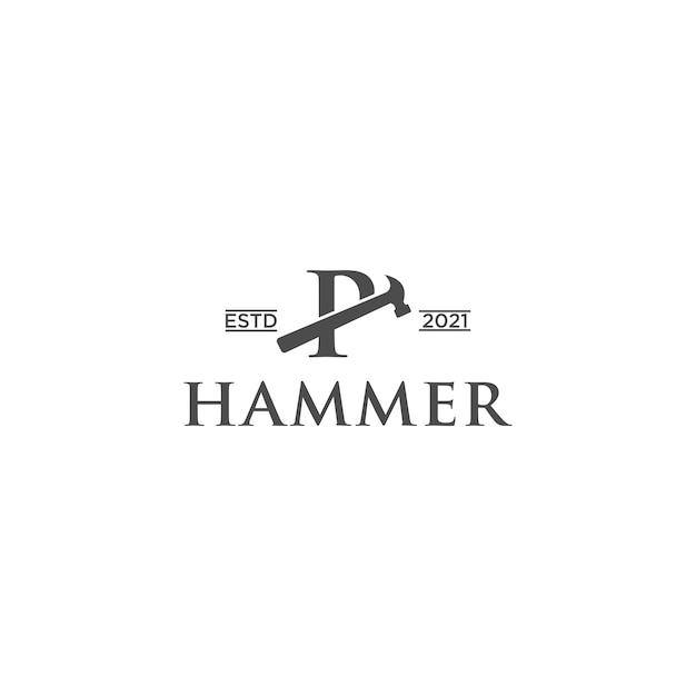 Diseño de logotipo Hammer P