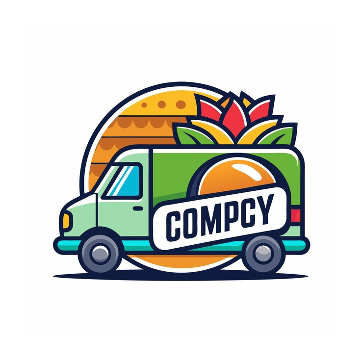 Vector diseño de logotipo hermoso y único para una empresa de alimentos y restaurantes