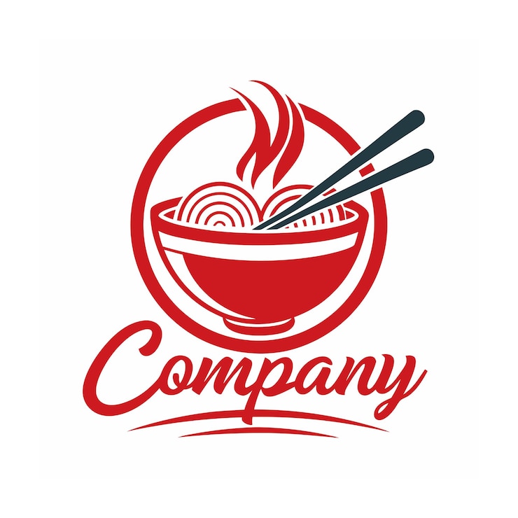 Vector diseño de logotipo hermoso y único para una empresa de alimentos y restaurantes
