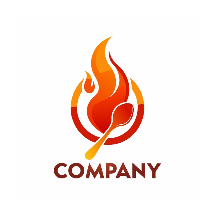 Vector diseño de logotipo hermoso y único para una empresa de alimentos y restaurantes