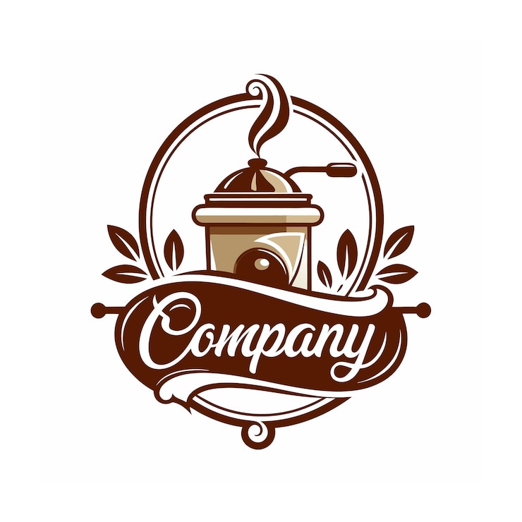 Vector diseño de logotipo hermoso y único para una empresa de alimentos y restaurantes