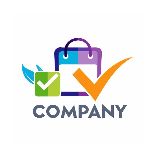 Diseño de logotipo hermoso y único para empresas de comercio electrónico y minorista