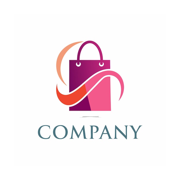 Diseño de logotipo hermoso y único para empresas de comercio electrónico y minorista