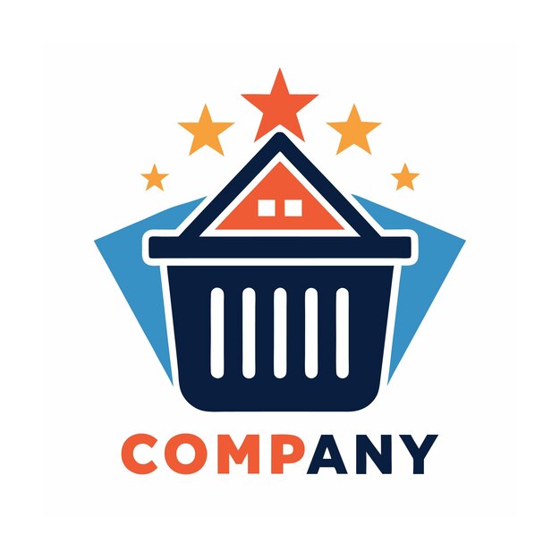 Diseño de logotipo hermoso y único para empresas de comercio electrónico y minorista