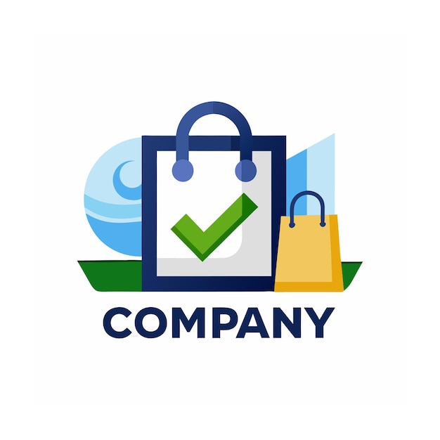 Diseño de logotipo hermoso y único para empresas de comercio electrónico y minorista